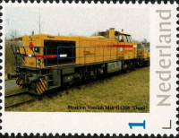 2022, NVPH:--- , personalized stamp with locomotive